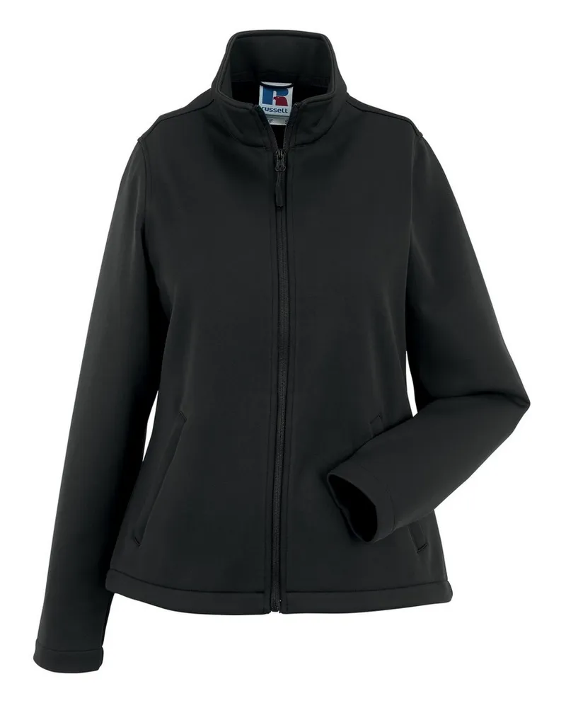 Russell Athletic Russell - "Smart" Softshelljacke für Damen (Schwarz Schwarz