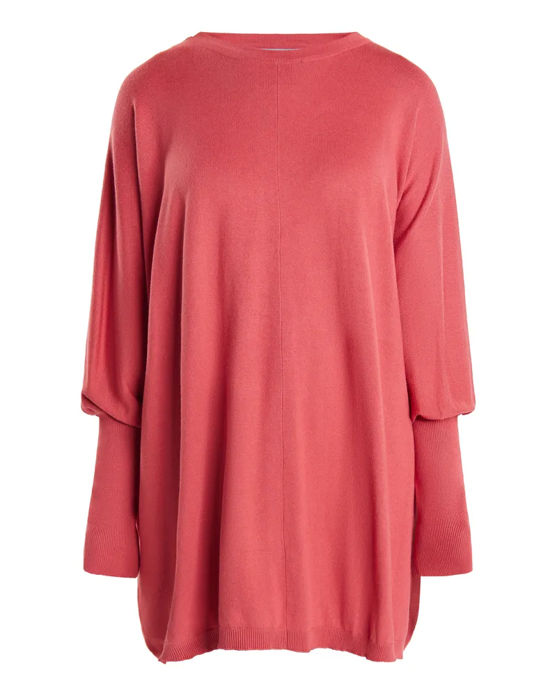 Usha Strickpullover Damen Vintage Rot Rot