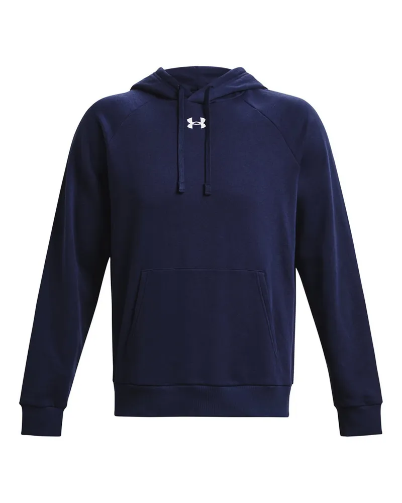Under Armour Rival" Kapuzenpullover für Herren/Damen Unisex (Mitternachtsblau/Weiß Marineblau