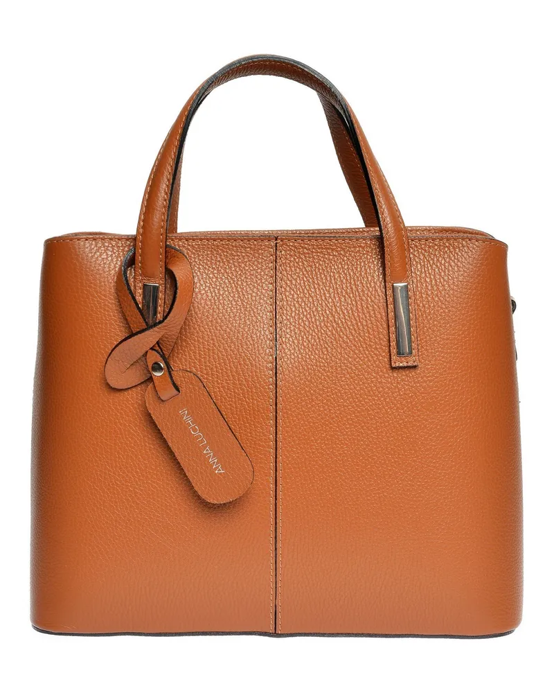 Anna Luchini Braun Rindsledertasche Braun