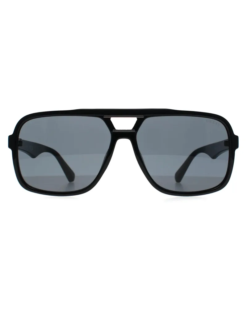 Guess GF5125 01A glÃ¤nzend schwarz blau grau Sonnenbrille Schwarz