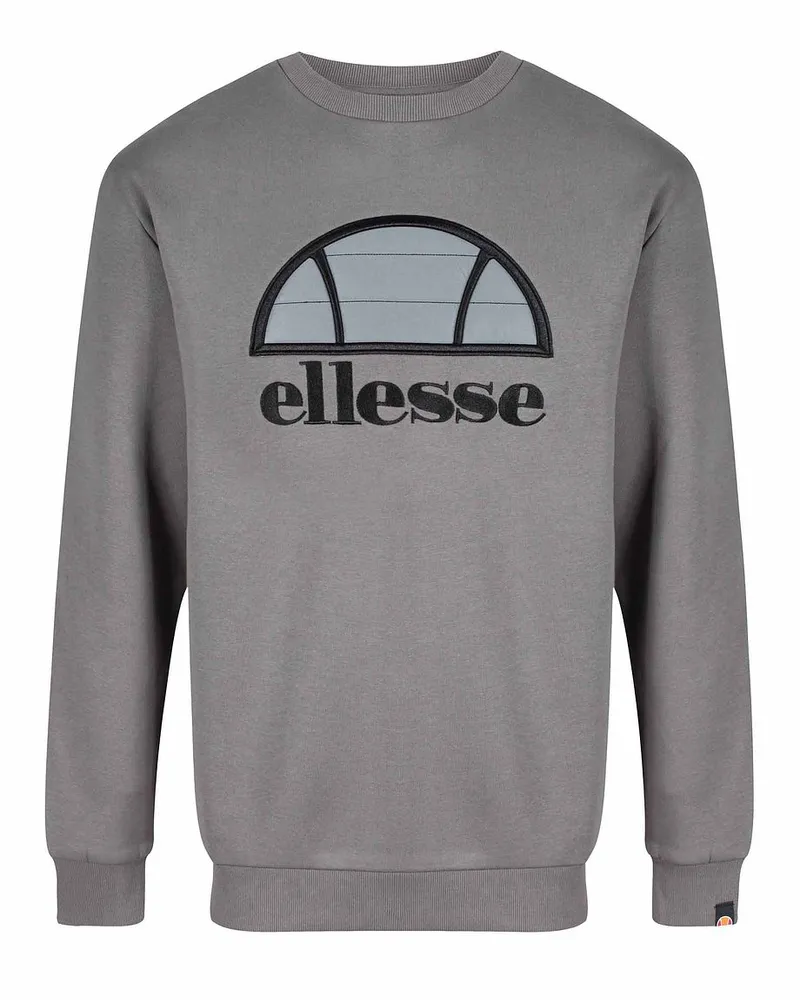 Ellesse Manto Mens Grey Pullover Dunkelgrau