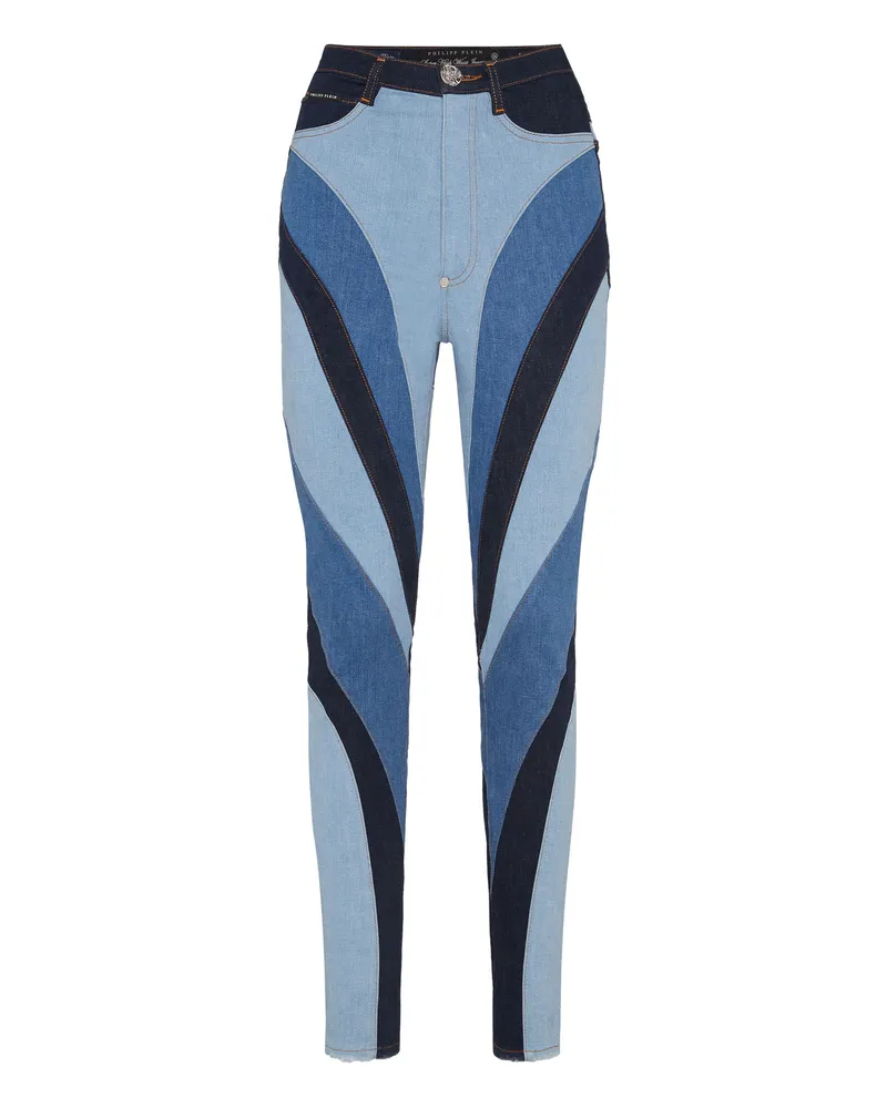 Philipp Plein Jeggings Blau