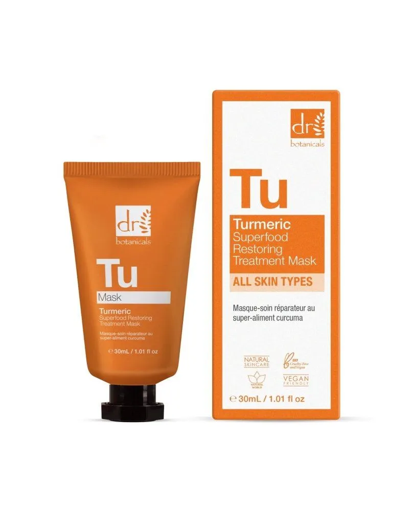 Dr Botanicals Dr. Botanicals Hochwirksame Kurkuma-Superfood-Anti-Aging-Regenerationsmaske 30 ml 
