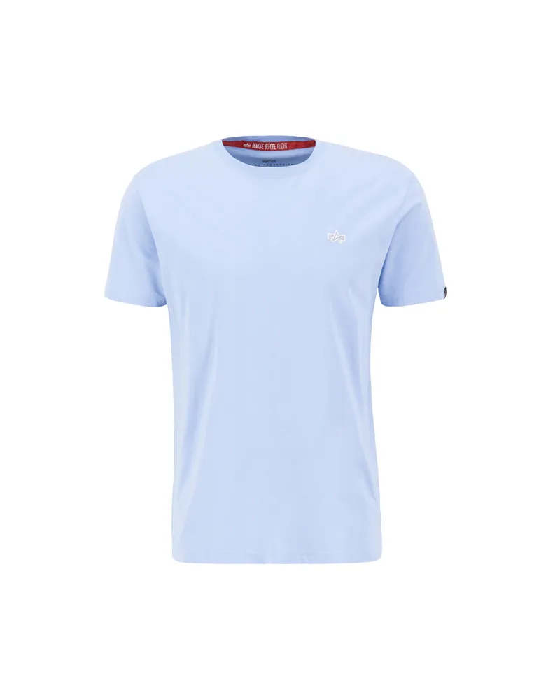 Alpha Industries Embroidery T-Shirt Unisex Hellblau