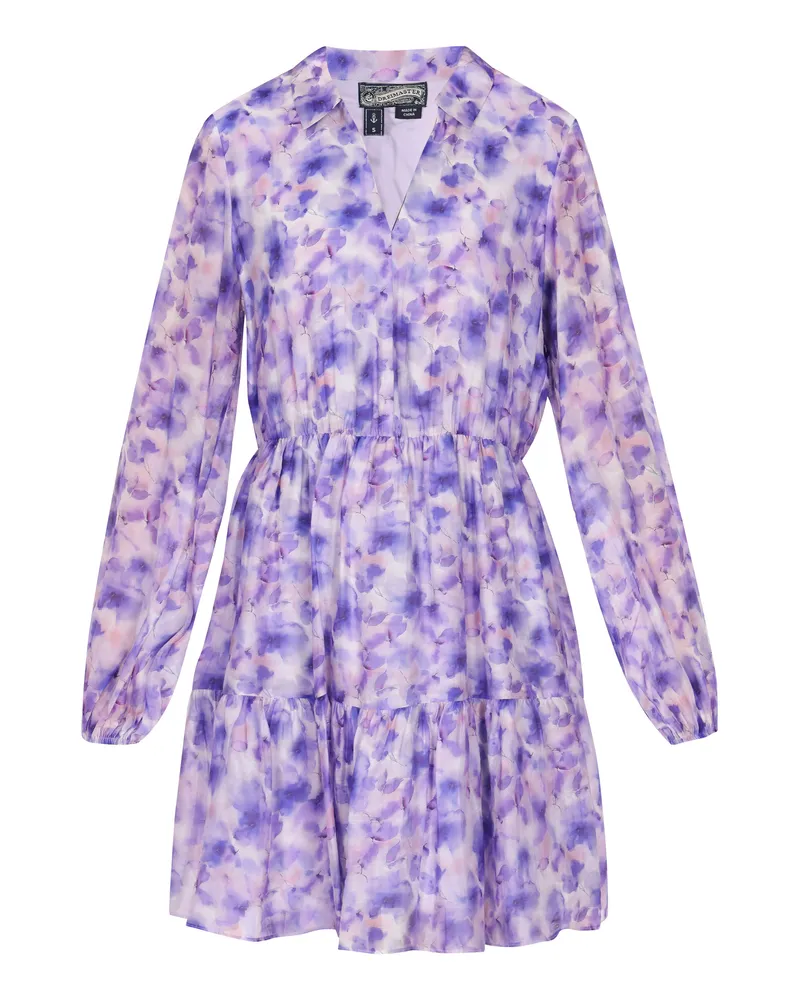 DreiMaster Kleid Frauen lila Lila