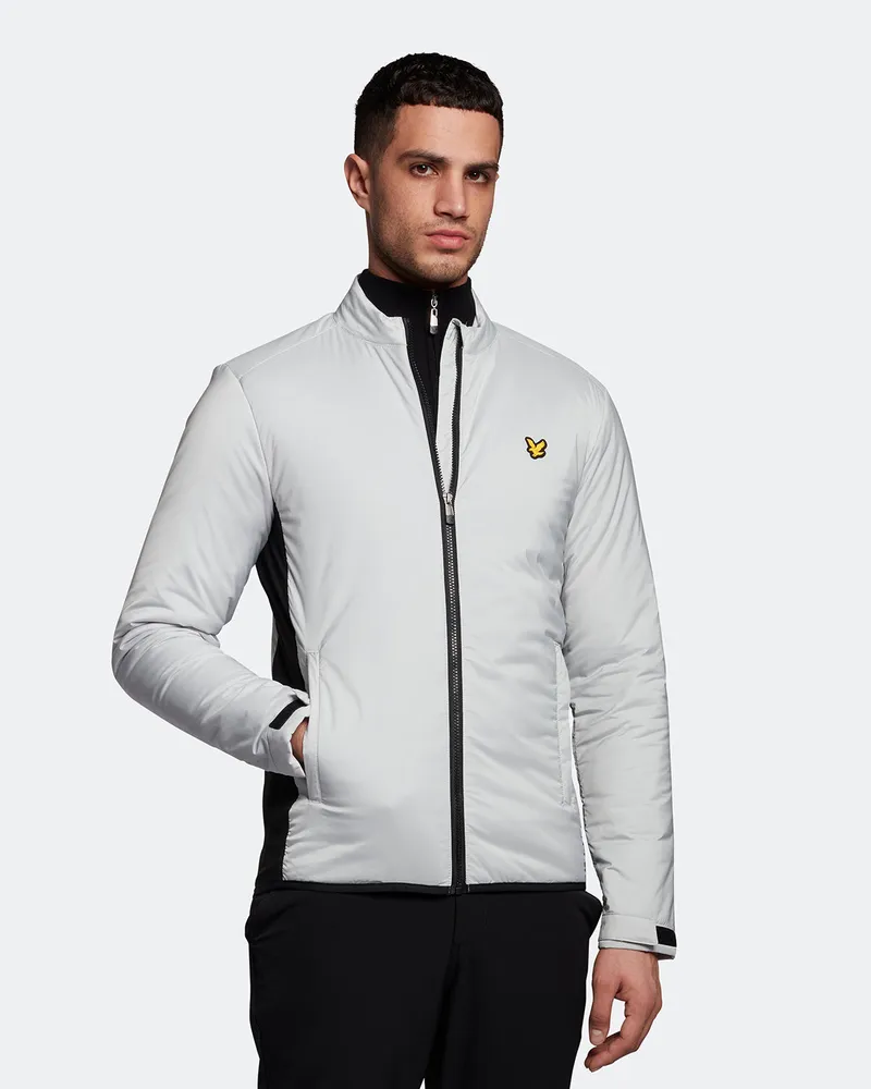 Lyle & Scott Golf Primaloft Jacke in Weiß Weiß