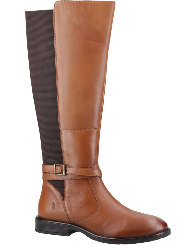 Hush Puppies Victoria Leder Damen Tan Stiefel Cognac