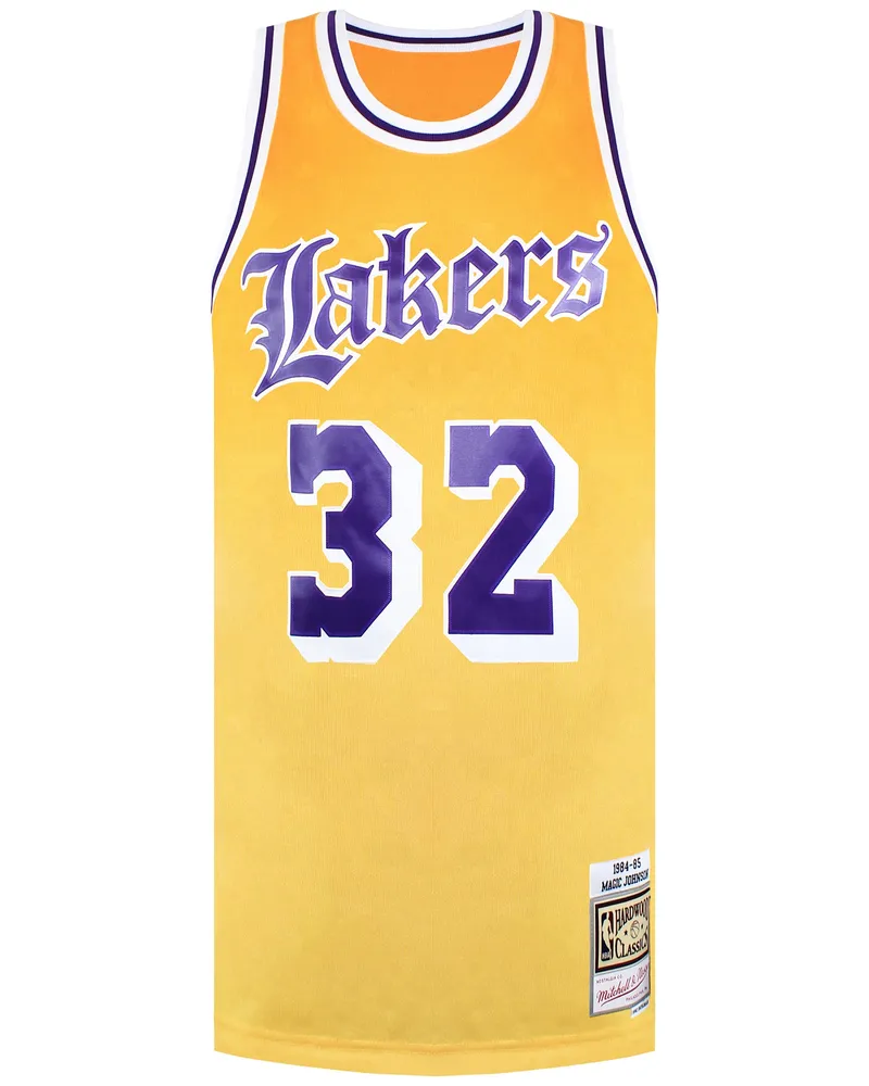 Mitchell & Ness NBA Los Angeles Lakers Logo Weste Gelb
