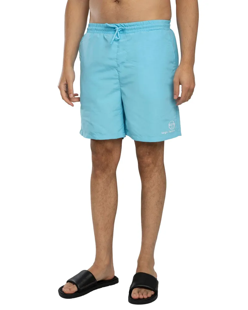 Sergio Tacchini Cordose Badeshorts, Blau Blau