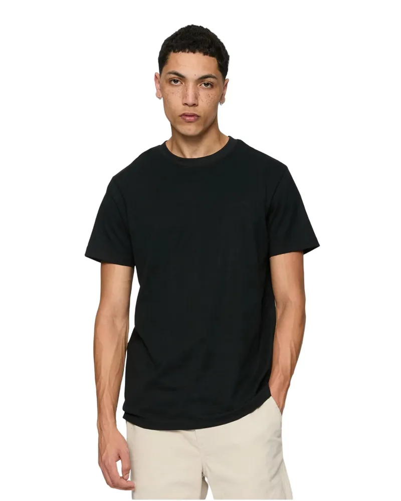 Urban Classics Basic" T-Shirt für Herren(3er-Pack) (Schwarz Schwarz