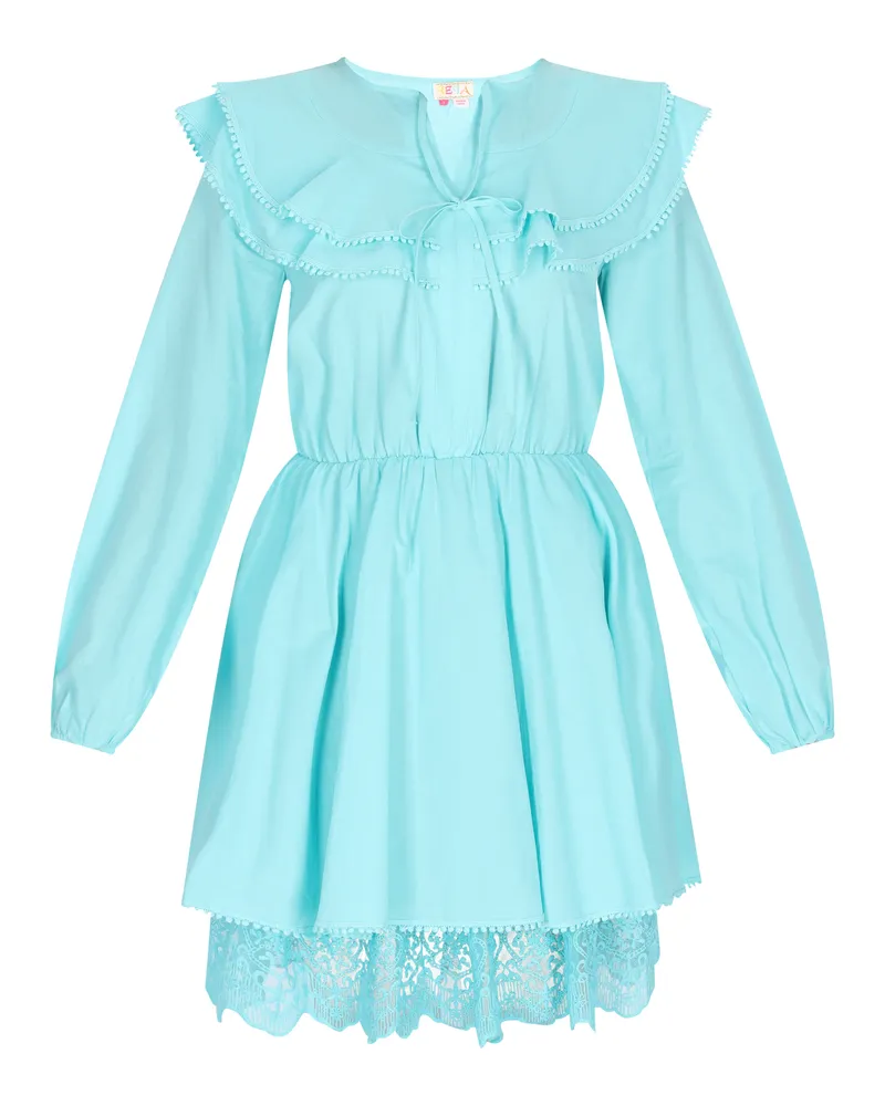 IZIA Kleid Damen Aqua Türkis