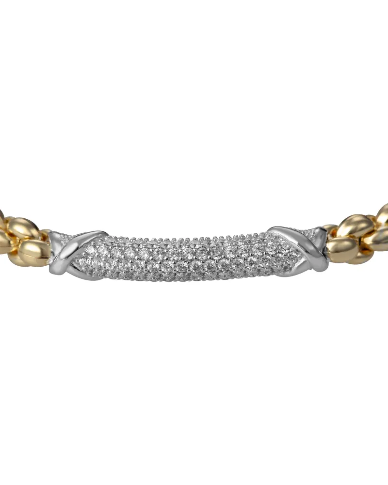 Orphelia Ilaila' Damenarmband aus 925 Sterling Silber - Silber/Gold ZA-7394 Silber