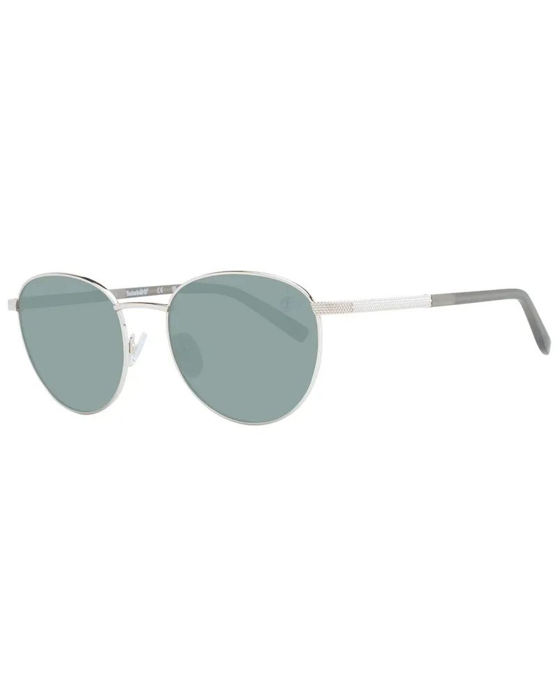 Timberland Runde Metallsonnenbrille - Grau Grau
