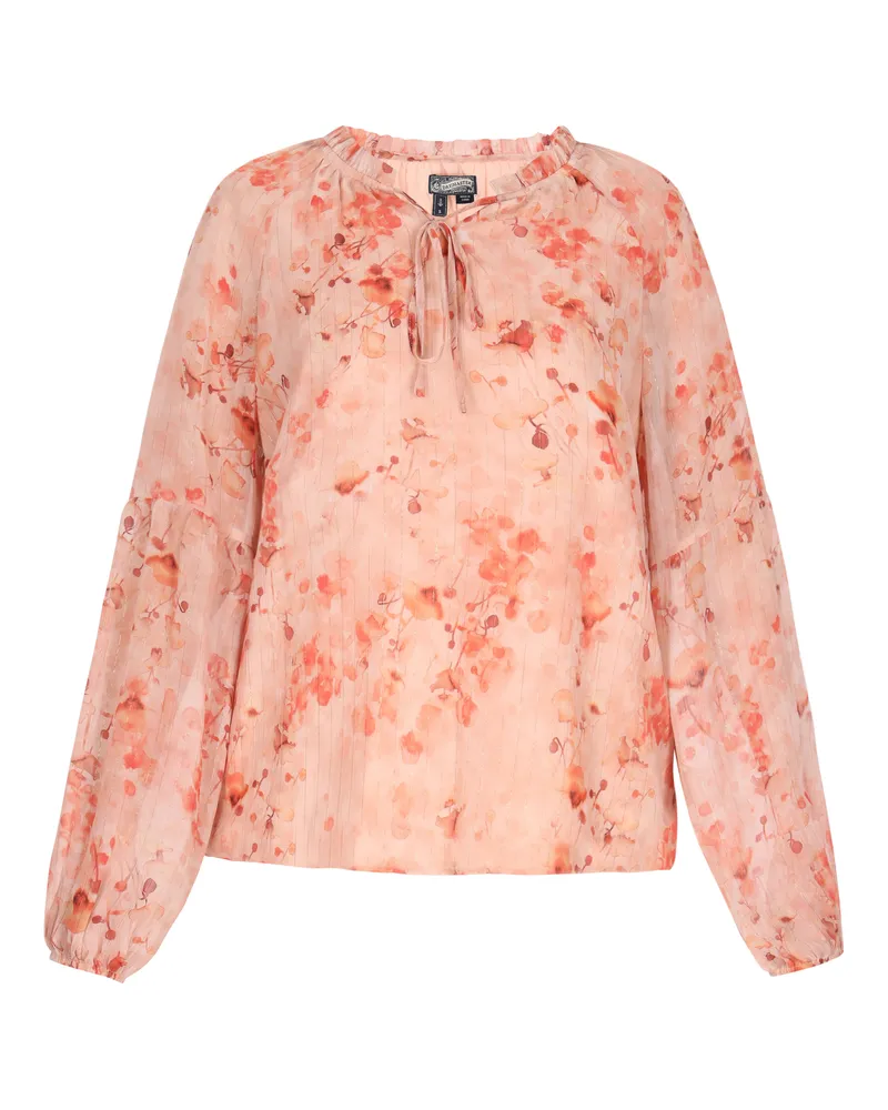 DreiMaster Bluse Frauen Aprikose Pfirsich