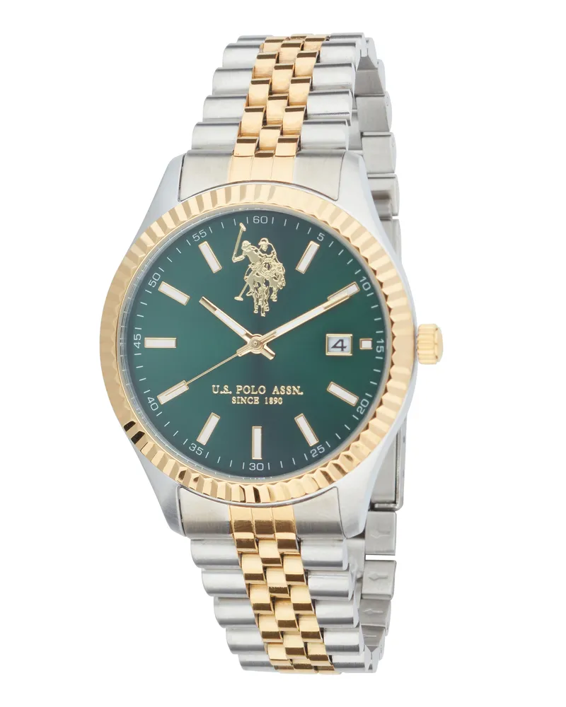 U.S. Polo Assn.  Uhr Damian Herren Uhr Silber