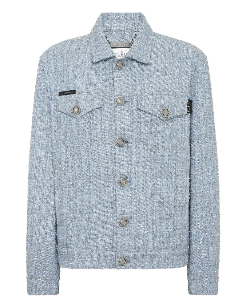 Philipp Plein Jeansjacke Blau