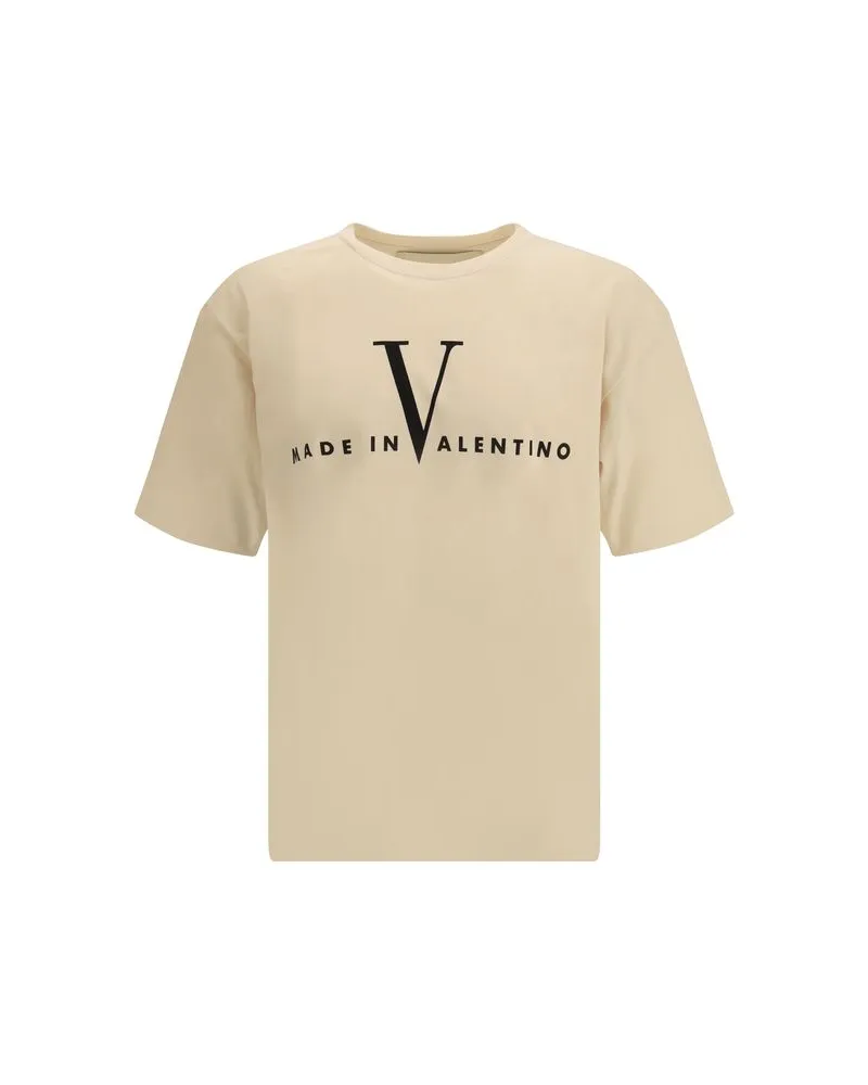 Valentino Garavani Beiges Baumwoll-T-Shirt Beige