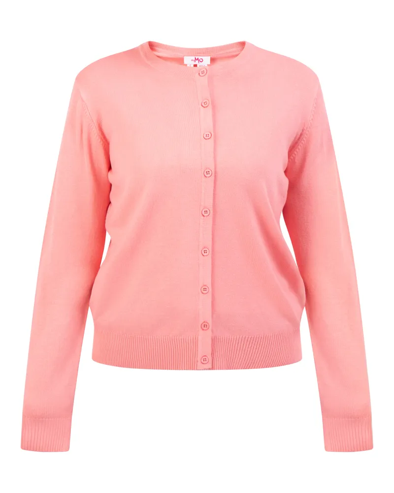 My Mo Strickjacke Damen Rosa Rosa