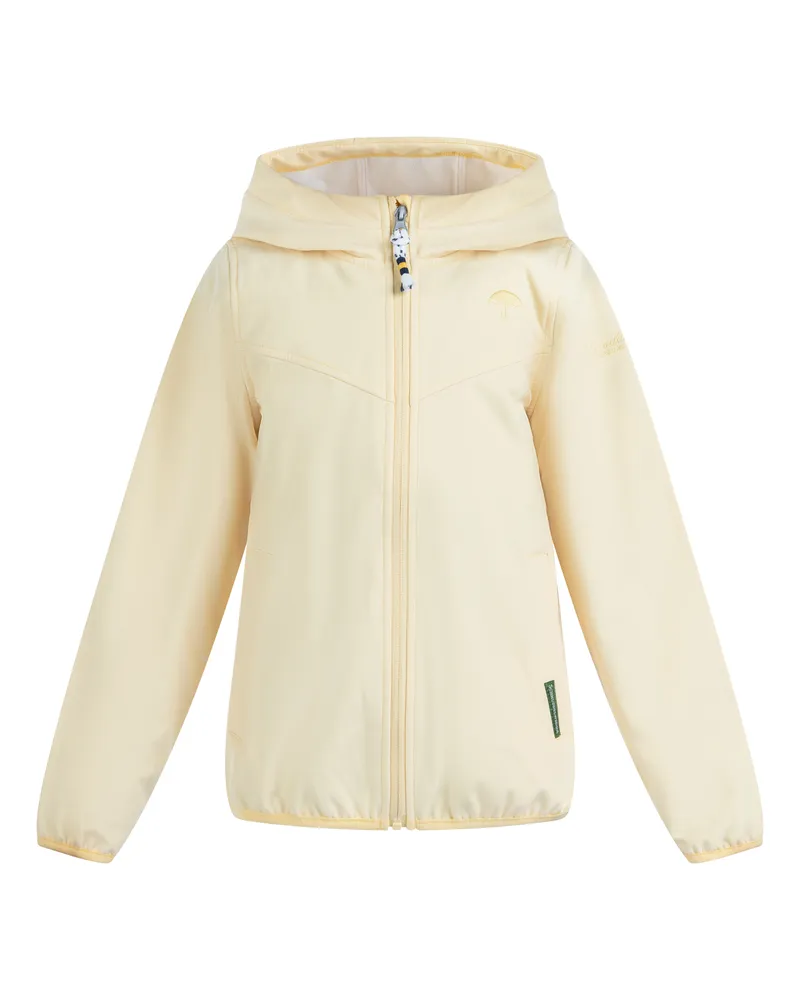 Schmuddelwedda Softshellblouson - recyceltes Material Mädchen Vanille-280 Ecru