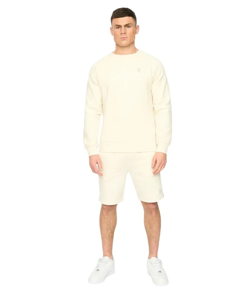 CrossHatch Cresswill" Sweatshirt für Herren (Neutral Creme
