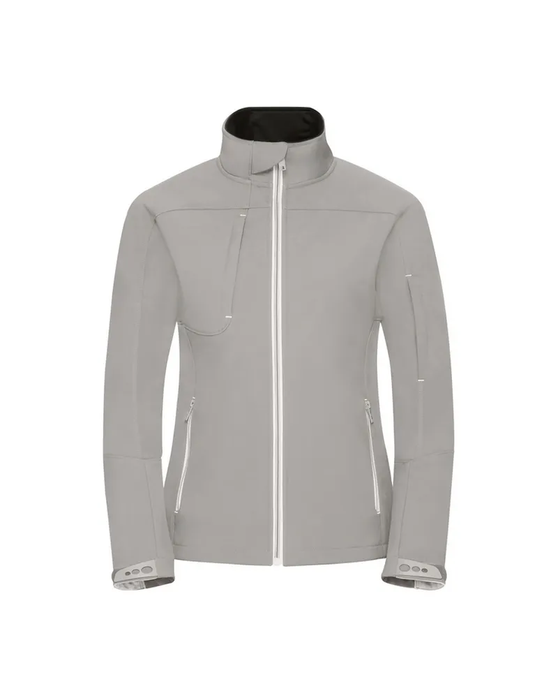 Russell Athletic Russell - Softshelljacke für Damen (Steinfarben Steingrau