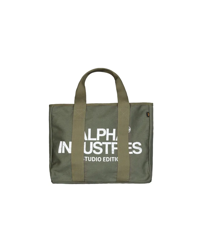 Alpha Industries Studio Tote Large Bag Oliv