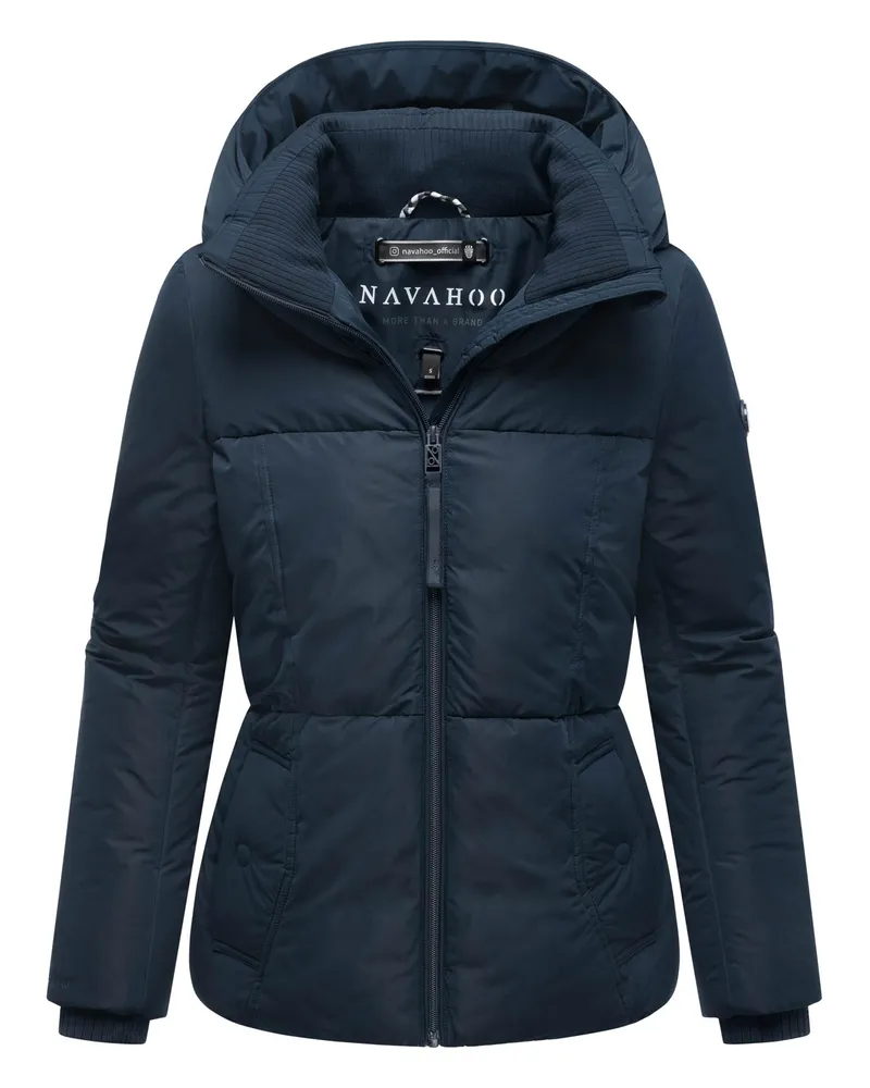 NAVAHOO Steppjacke „Flüsterfee 14" – leicht, warm - Blau Blau