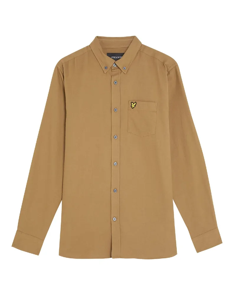Lyle & Scott Hemd für Herren, Flanell (Braun Braun