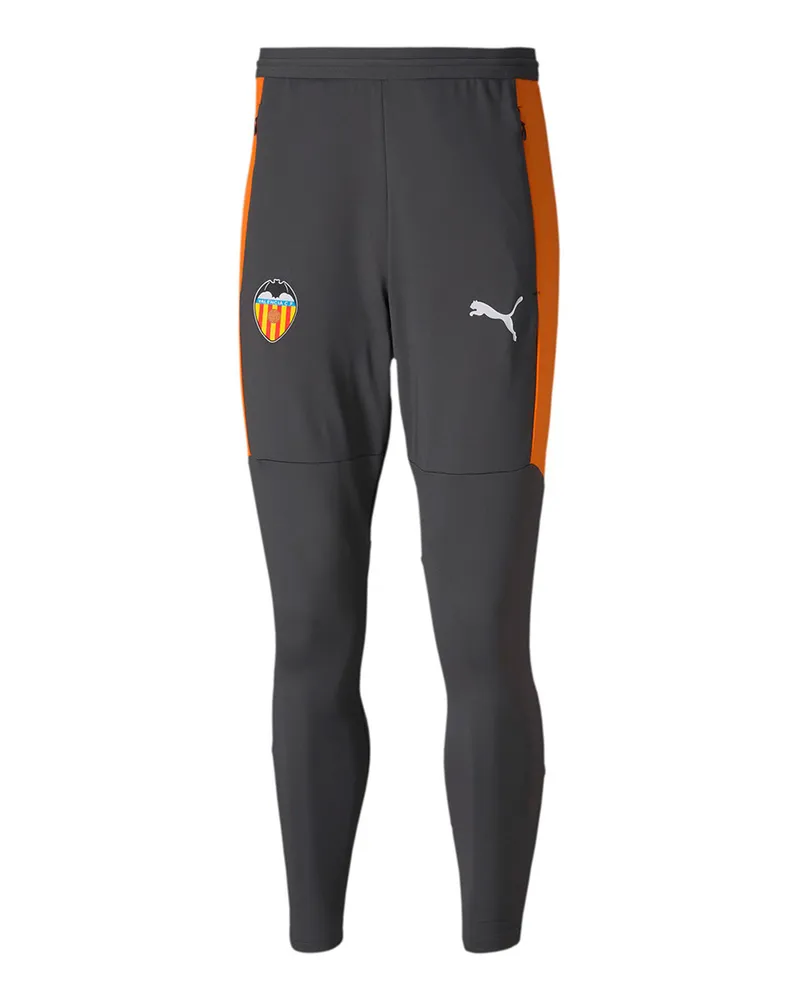 Puma Valencia cf Grey Herren Fußballtraining Hosen 758351 06 Grau