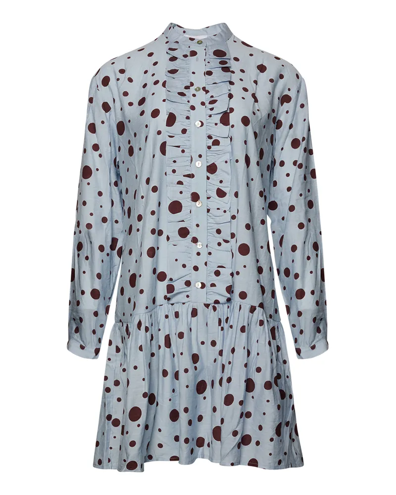 NOELLA Nia Rüschenkleid - Hellblau Hellblau