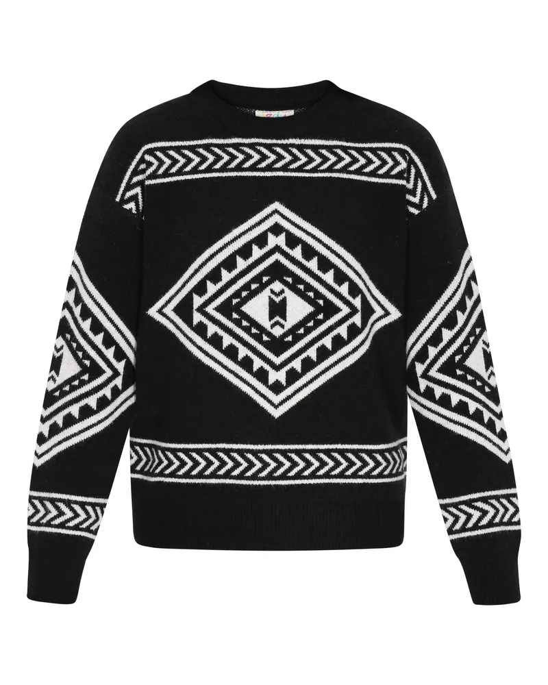 IZIA Pullover Frauen Schwarz Schwarz