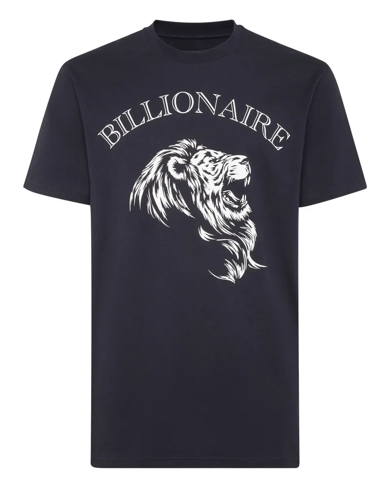 Billionaire T-Shirt Lion Dunkelblau