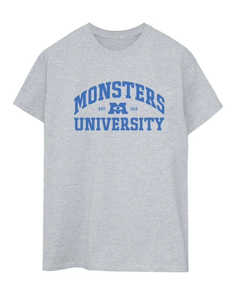 Disney Monsters University" T-Shirt für Damen (Grau Hellgrau