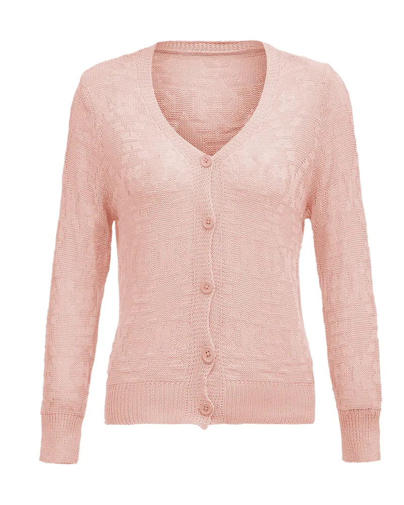 Schmuddelwedda Strickjacke Frauen rosa Rosé
