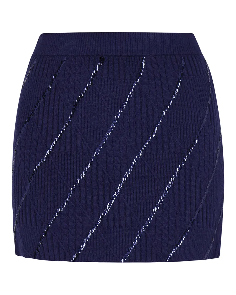 FAINA Rock Frauen Marine Marineblau