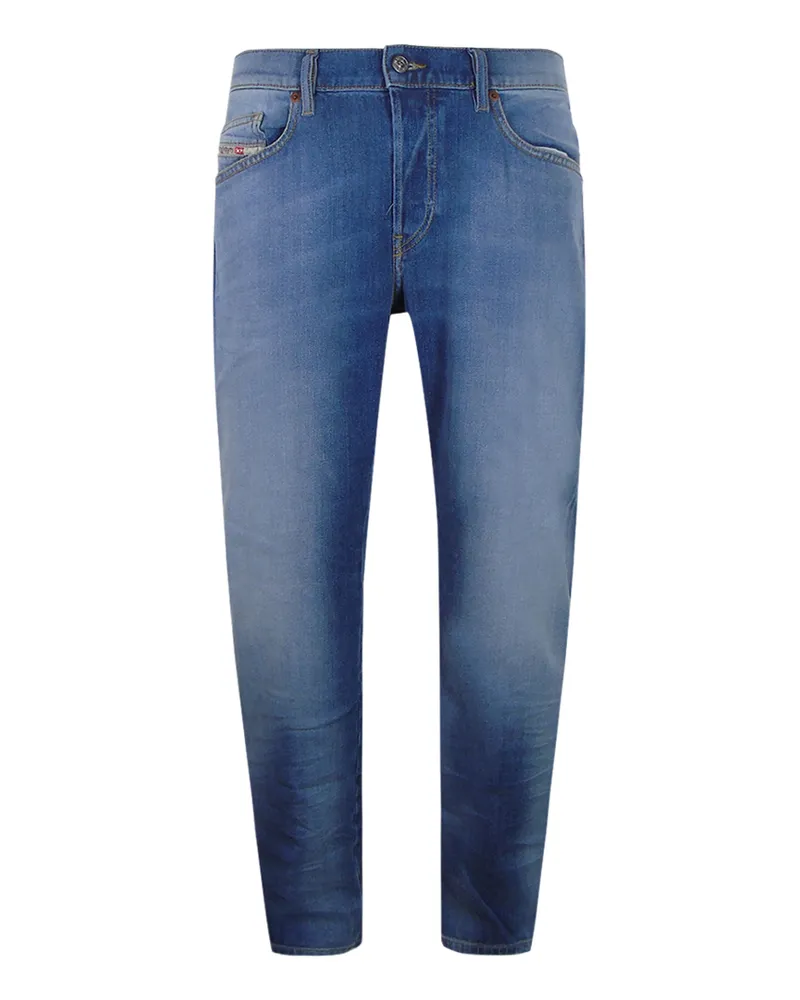 Diesel D-Mihtry Straight Fit Jeans aus blauem Denim Blau