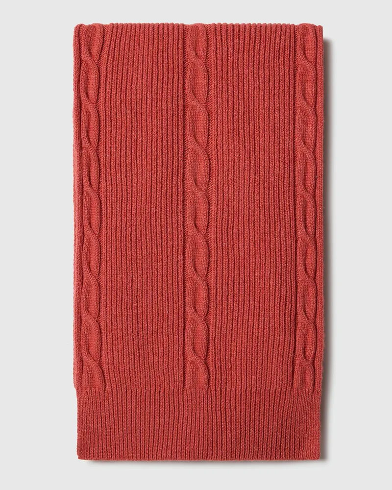 North Sails Schal Zopfstrick Rosa