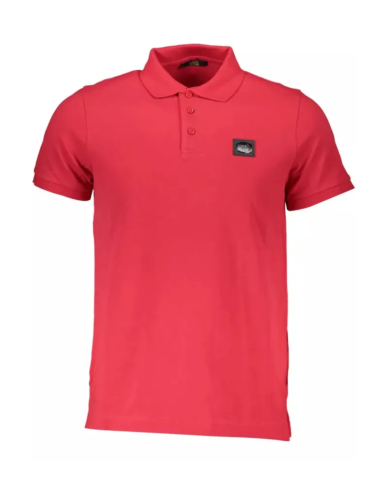 Roberto Cavalli Polohemd Rot Polo Ca21295 Mohnrot