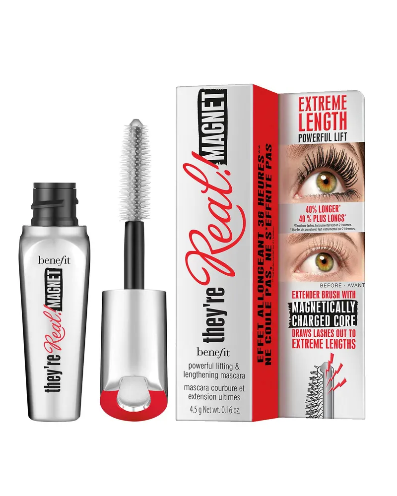 Benefit They're Real! Magnet Mascara - Volumenspendende Schwarze Formel 