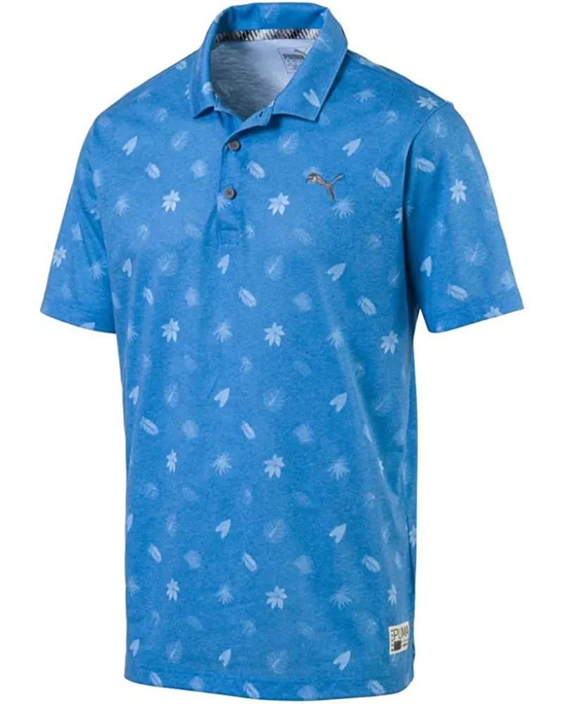 Puma Drycell Performance Fit Gurther Polo -Hemd Kurzarm Herren Top 577891 01 Blau