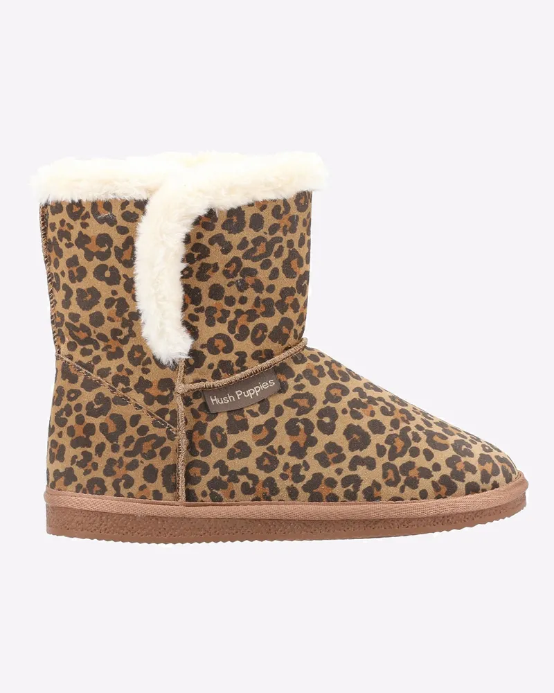 Hush Puppies Ashleigh MEMORY FOAM Pantoffelstiefel Womens Braun