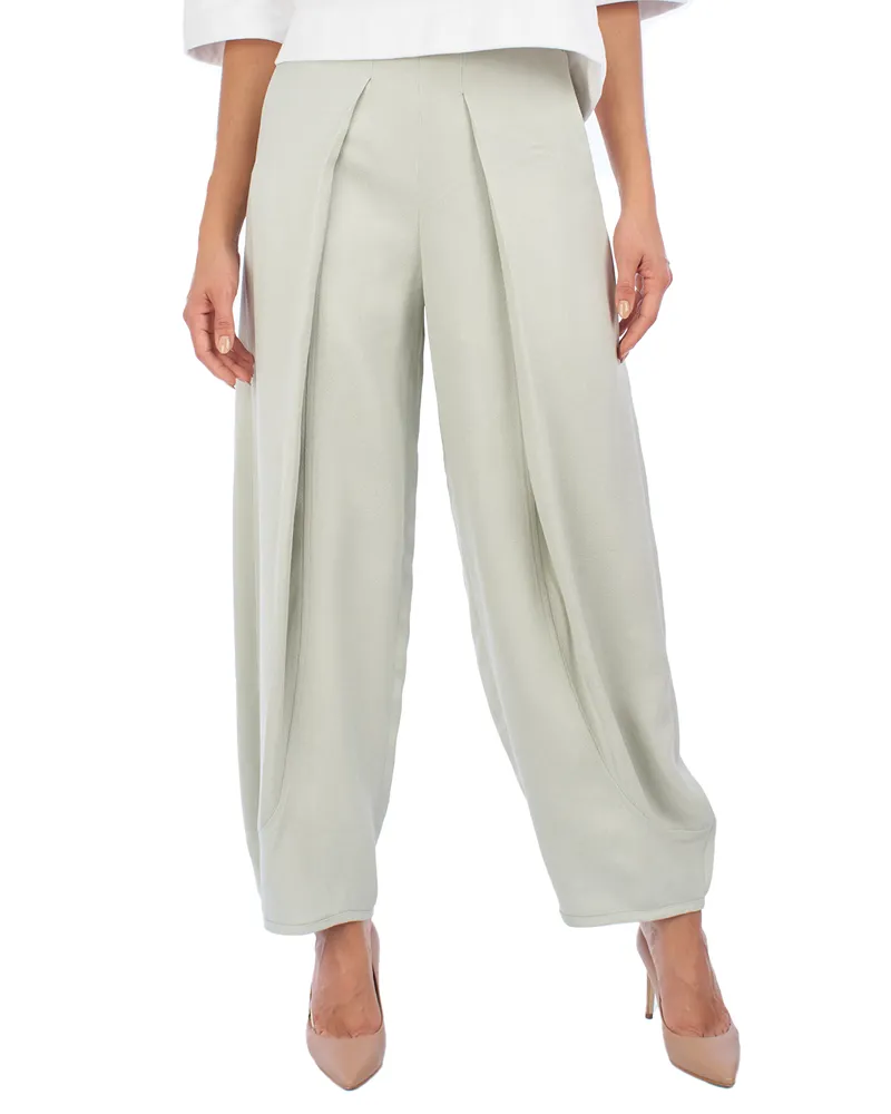 Emporio Armani Palazzo-Hose 5NP20T-52011 Damen Grau
