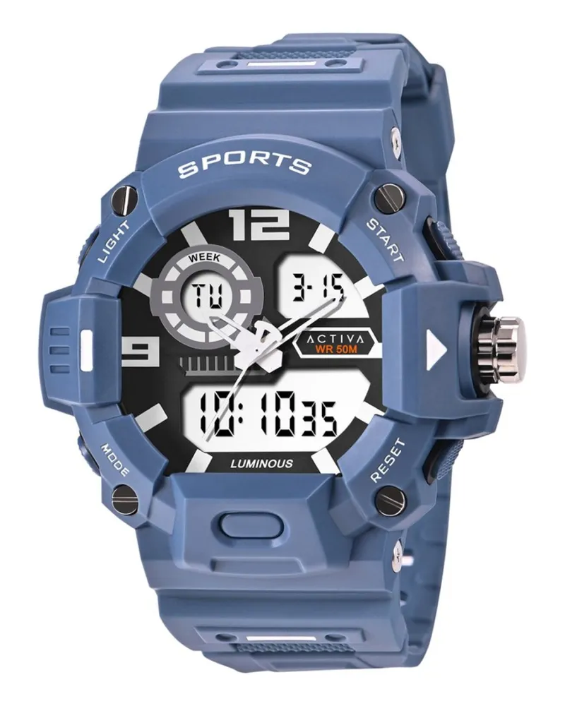 Invicta Activa X  Digital ACW495-005 Herrenuhr - 55mm Blau