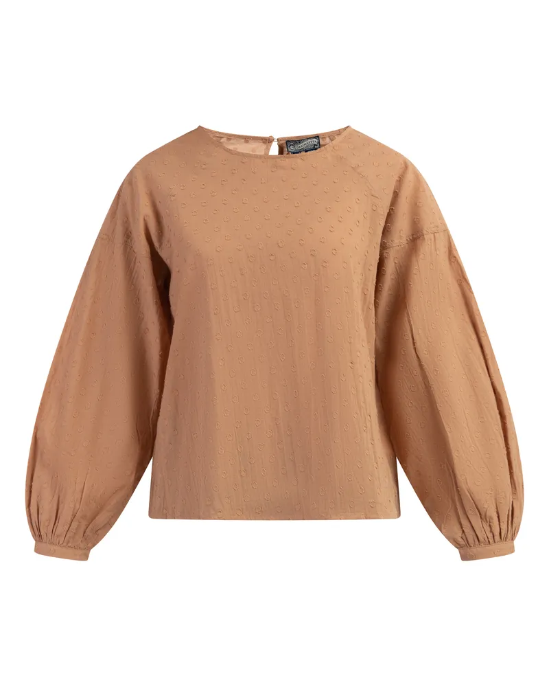 DreiMaster Bluse Damen Hellrost Rostbraun