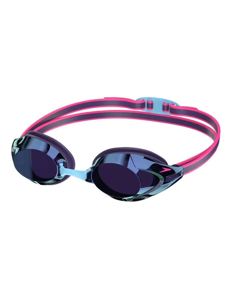 Speedo Vanquisher 3.0" Schwimmbrille für Damen, Verspiegelt (Amethyst-Lila/Spiegel Rosa