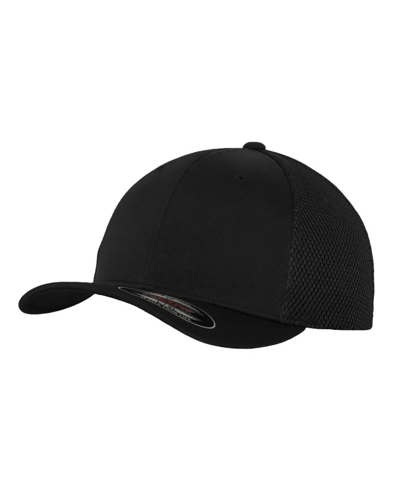 Flexfit Tactel" Baseball-Mütze (Schwarz Schwarz