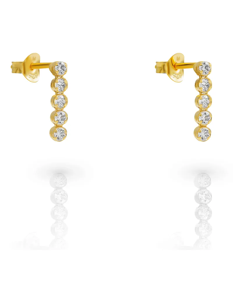 Orphelia Bling' Tropfenohrringe aus 925er Sterlingsilber für Damen - Gold ZO-7547/G Gold