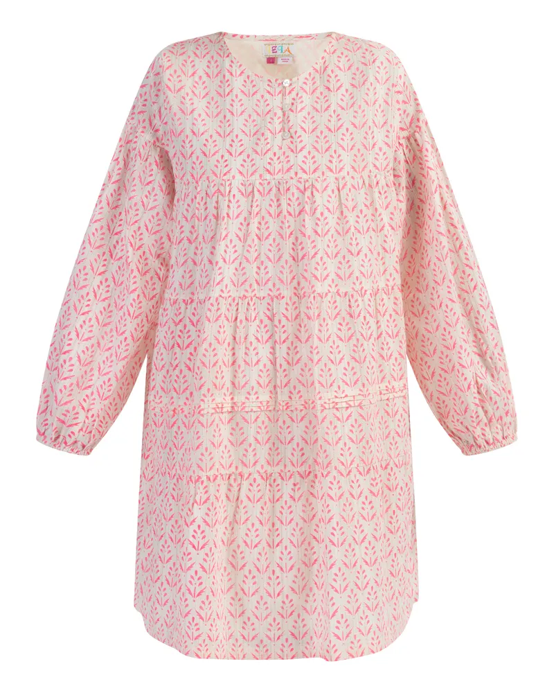 IZIA Midikleid mit Allover-Print Damen neonpink Rosa
