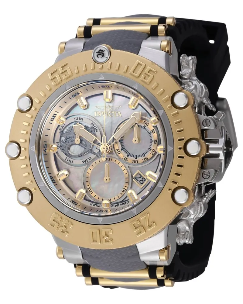 Invicta Subaqua 46480 Herrenuhr, Quarzwerk — 52 mm - Silber Silber